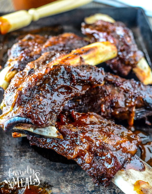 Slow Cooker Beef Back Ribs - Fall off the bone good! - FamilyFreshMeals .com