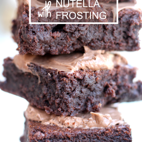 Crazy Good Brownies with Nutella Frosting - FamilyFreshMeals.com