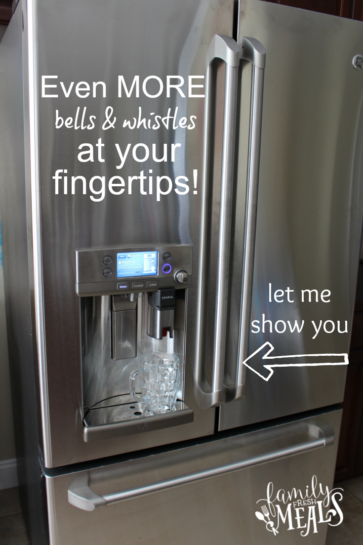 Even more FUN with GE Café refrigerator with a Keurig Brewing System