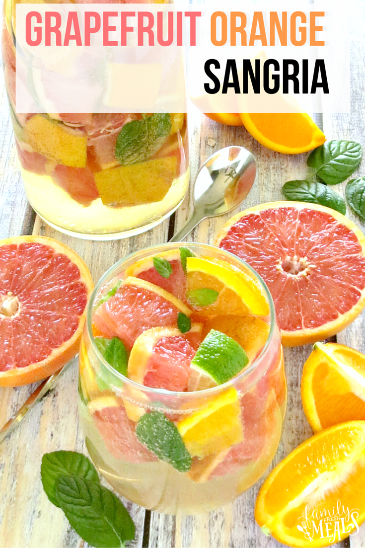 Grapefruit Orange Sangria - FamilyFresh Meals.com