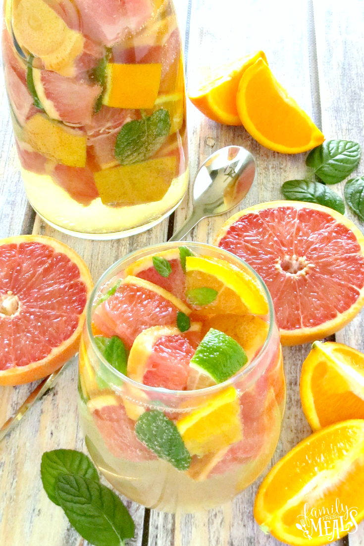 Grapefruit Orange Sangria - FamilyFreshMeals.com