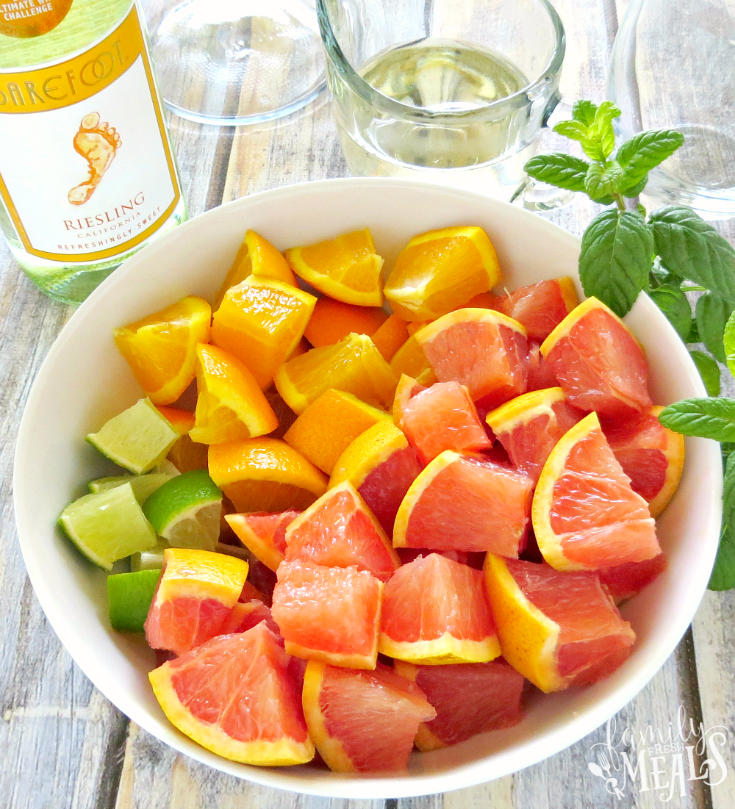 Grapefruit Orange Sangria - Ingredients