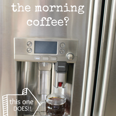 HHGregg Refrigerator Keurig Brewing System -- FamilyFreshMeals.com -