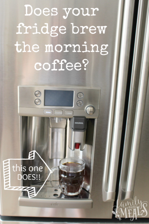 HHGregg Refrigerator Keurig Brewing System -- FamilyFreshMeals.com -
