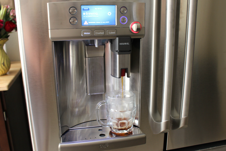 GE Café refrigerator with a Keurig Brewing System - Step 6