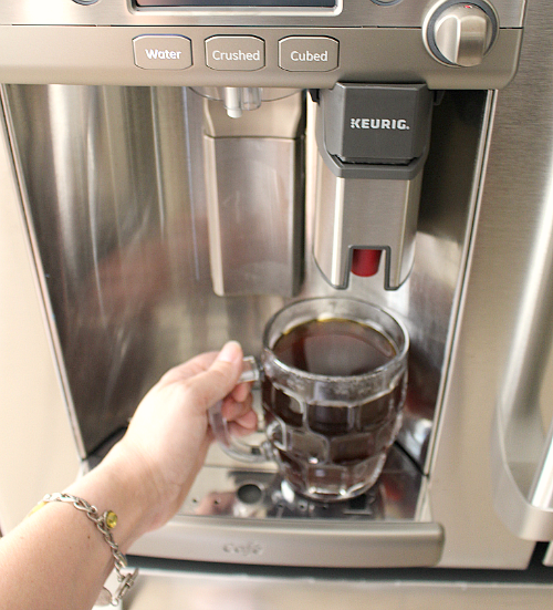 HHGregg GE Café refrigerator with a Keurig Brewing System - Step 7