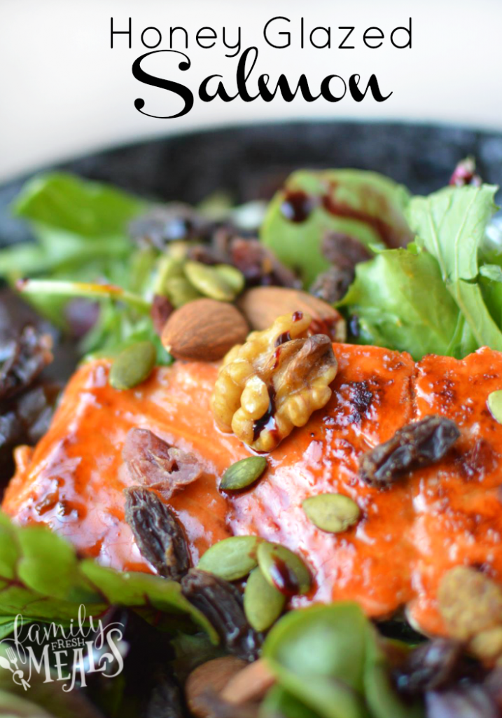 Easy Honey Glazed Salmon _ FamilyFreshMeals.com -