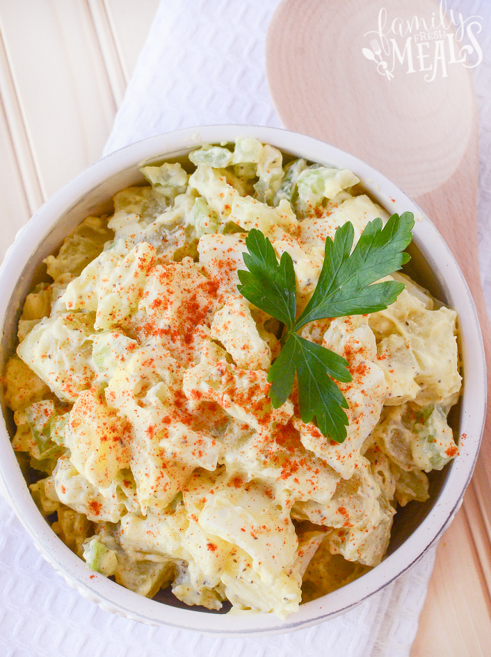 The Best Potato Salad Recipe - Family Fresh Meals easy potato salad recipe