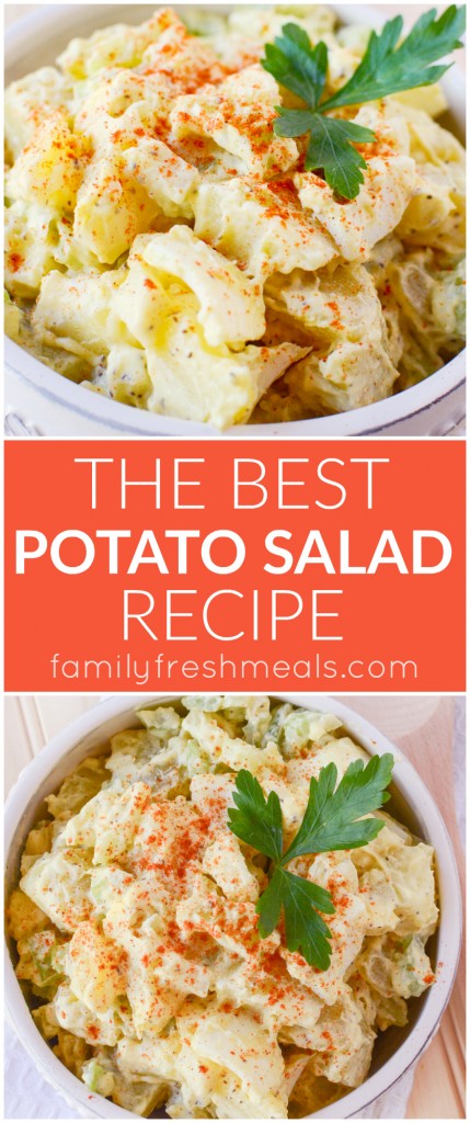 The Best Potato Salad Recipe - Family Fresh Meals - Classic Potato Salad 