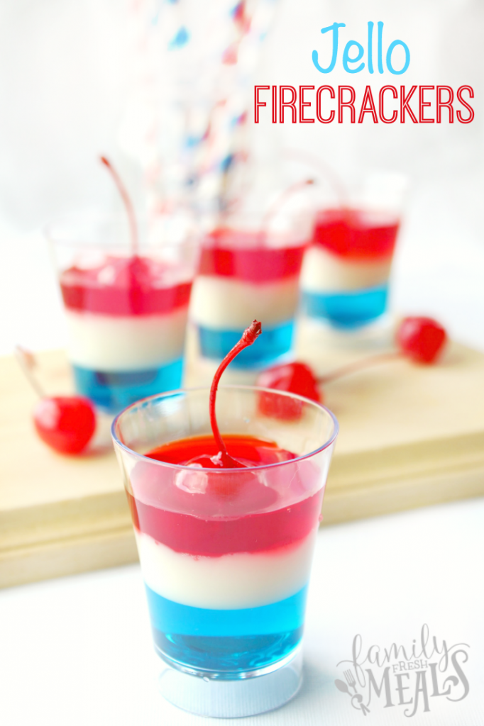 4th Of July Jello Firecracker Dessert - FamilyFreshMeals.com