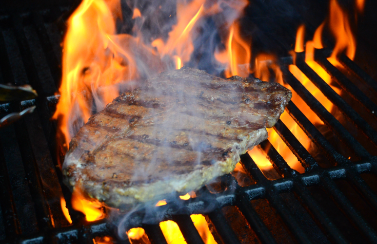 Mustard Glazed Grilled Steak and Salad - Step 3