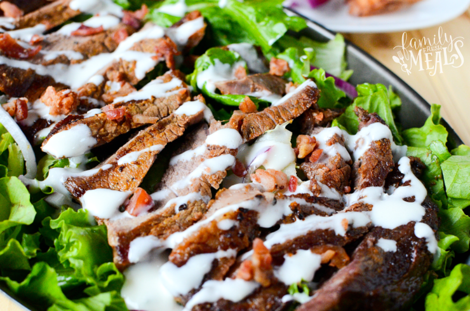 Mustard Glazed Grilled Steak and Salad - Step 4