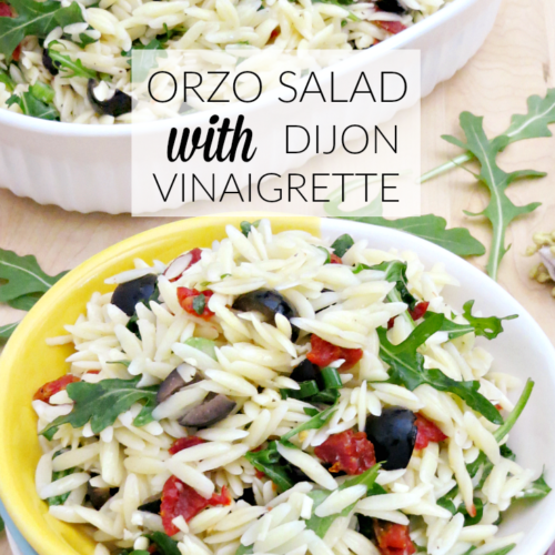 ORZO SALAD WITH DIJON VINAIGRETTE - FamilyFreshMeals.com --