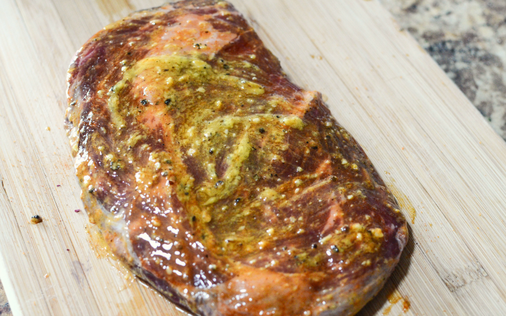 Mustard Glazed Grilled Steak and Salad - Step 2