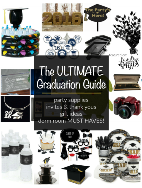 Short Graduation Guide EVERYTHING YOU NEED FOR GRADUATION - Family Fresh Meals
