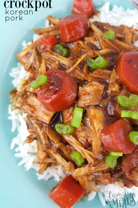 Crockpot Korean Pork - FamilyFreshMeals.com
