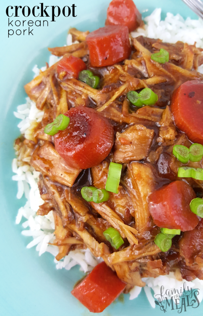 Crockpot Korean Pork - Family Fresh Meals Recipe