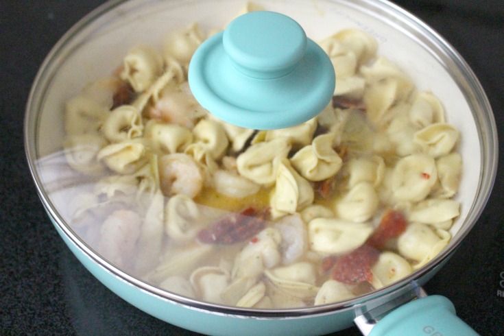 One Pot Garlic Shrimp Tortellini - Step 3