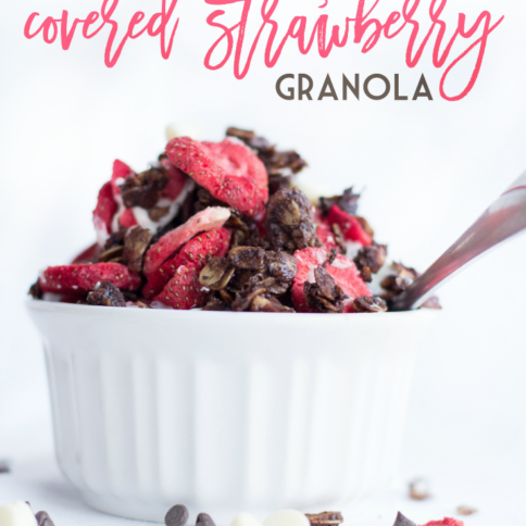 Chocolate Covered Strawberry Granola - FamilyFreshMeals.com