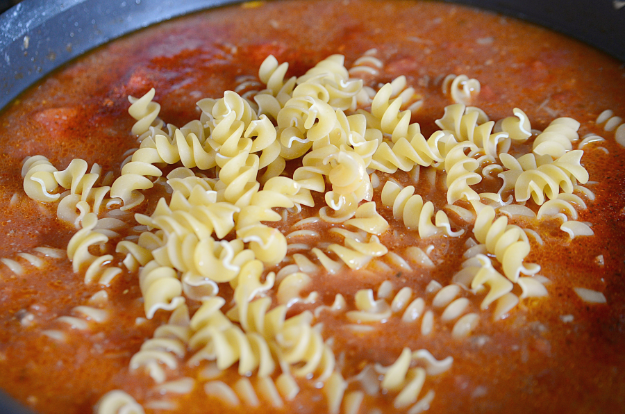 One Pot Bacon Cheeseburger Casserole - Step 2