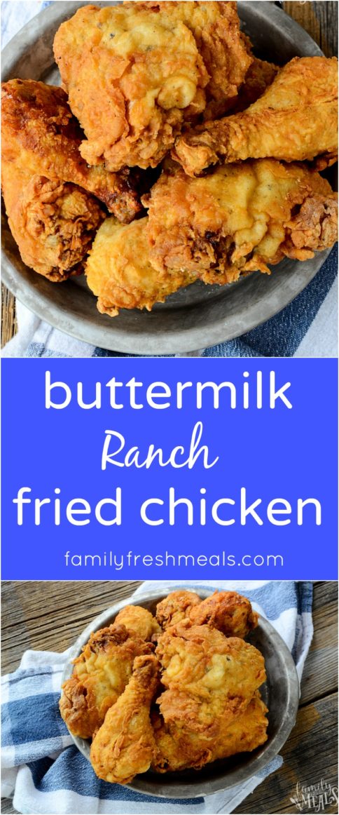 Buttermilk Ranch Fried Chicken - Family Fresh Meals