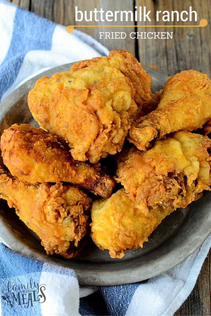 The Best Buttermilk Ranch Chicken Recipe -- familyfreshmeals.com
