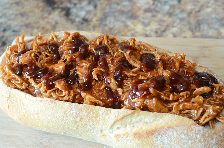 BBQ Chicken Stuffed Bread - Step 3