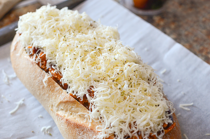 BBQ Chicken Stuffed Bread - Step 4