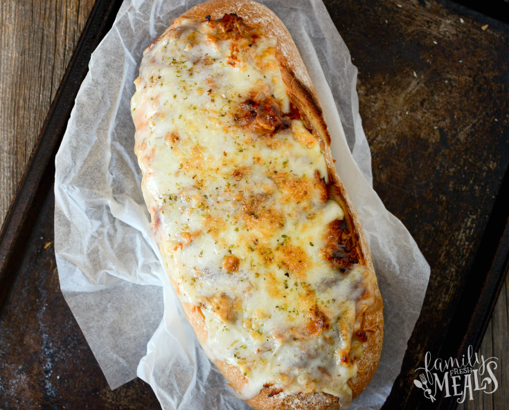 BBQ Chicken Stuffed Bread - Step 5