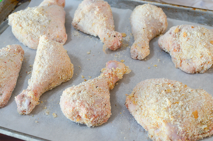 Parmesan Oven Fried Chicken - FamilyFreshMeals.com - Step 3