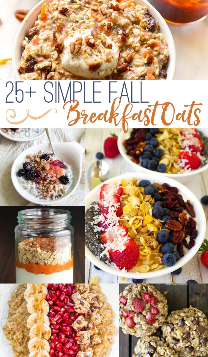 25 simple fall breakfast oats