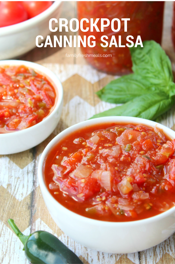 Crockpot Canning Salsa