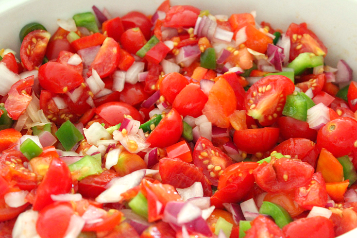 crockpot canning salsa step-1 familyfreshmeals.com