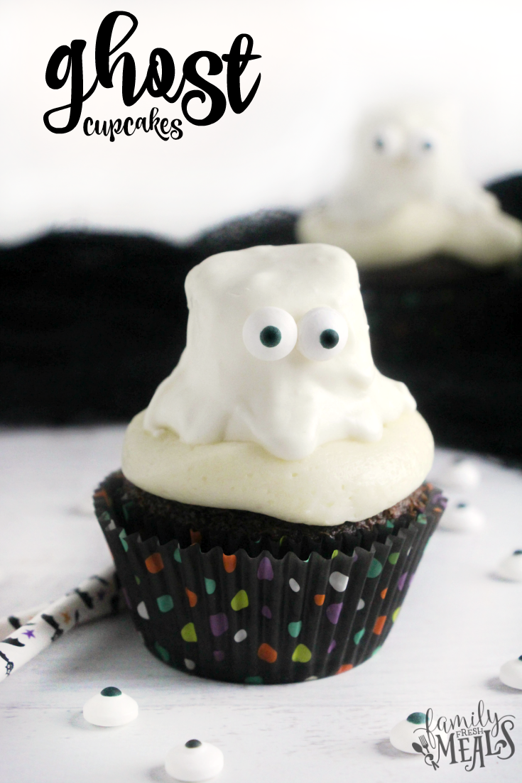 Halloween Ghost Cupcakes