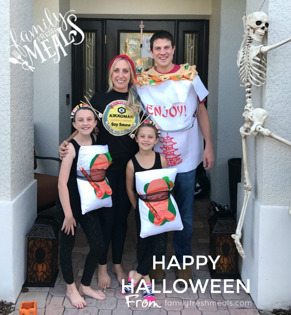 Happy Halloween Sushi Costume - FamilyFreshMeals.com