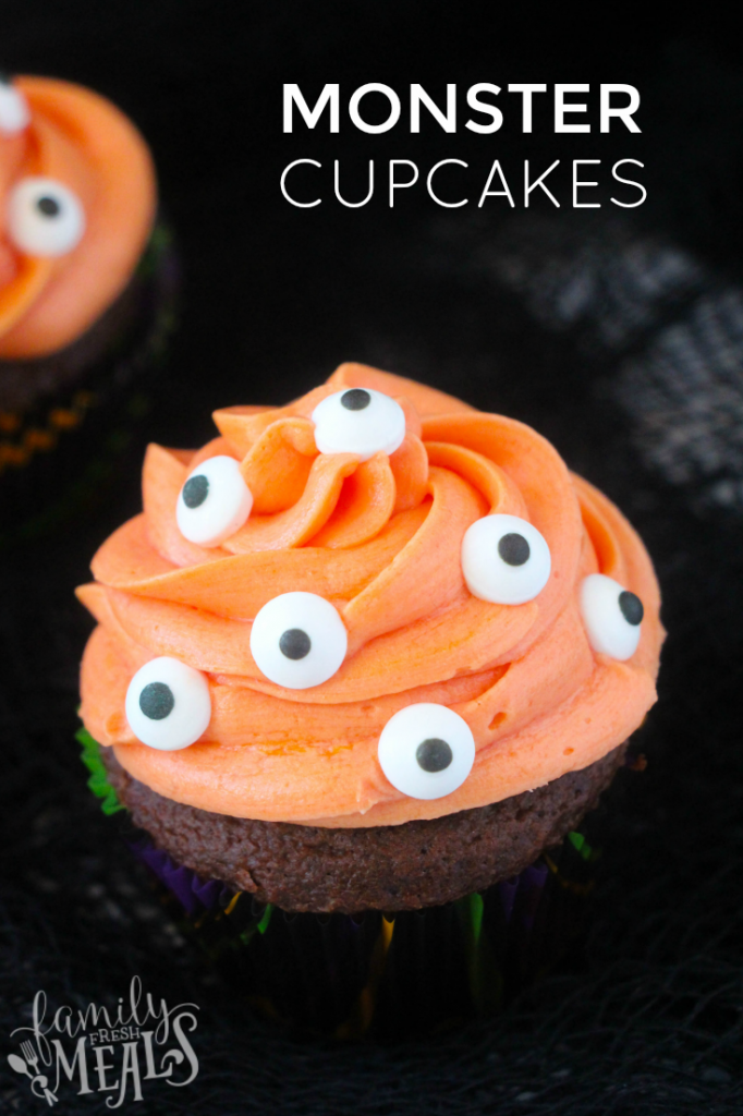 Monster Cupcakes - familyfreshmeals.com