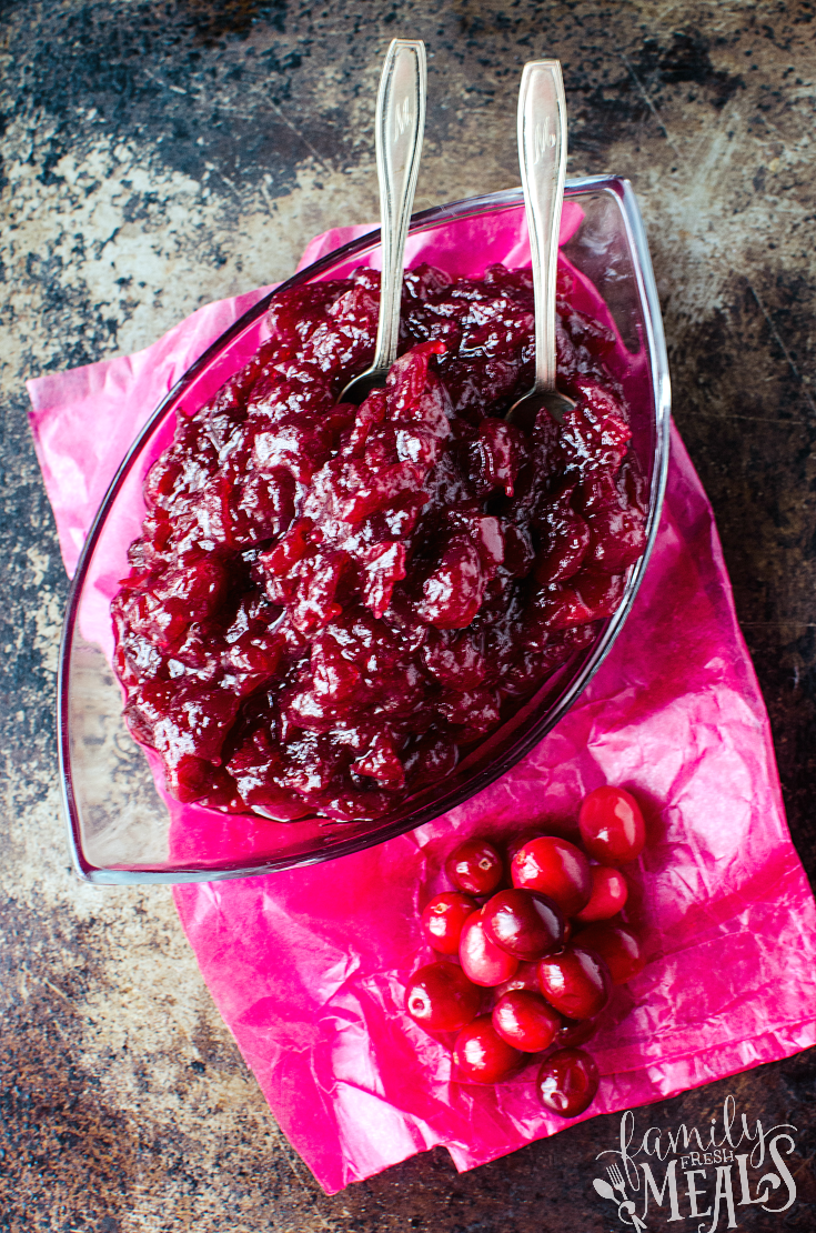 Easy Homemade Cranberry Sauce - Family Fresh Meals