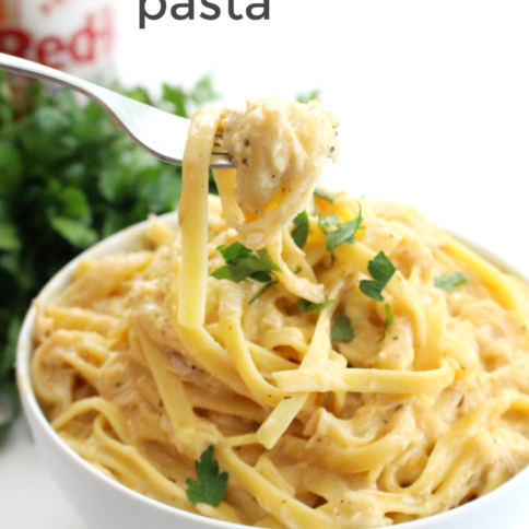 Crockpot Buffalo Chicken Pasta - Familyfreshmeals.com