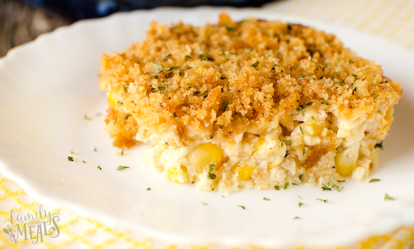 the best corn pudding - yummy recipe!!! Familyfreshmeals.com