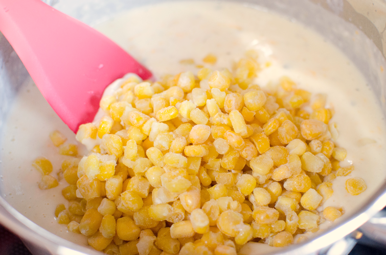 Easy corn pudding recipe  - Famous Corn Pudding recipe - Stir in corn