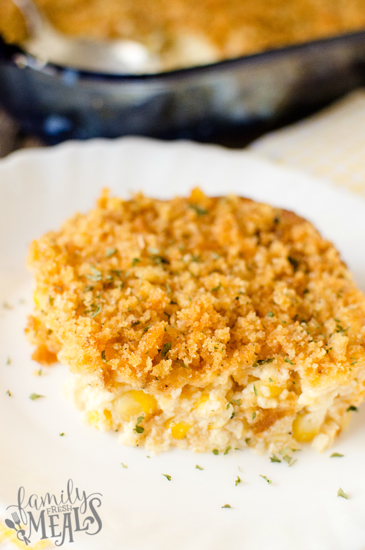 the best corn pudding - yummy recipe!!! Familyfreshmeals.com