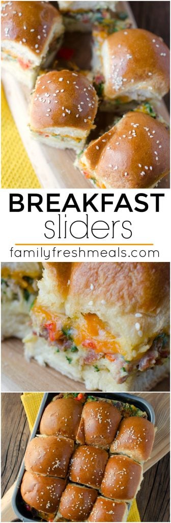 Breakfast Sliders familyfreshmeals.com