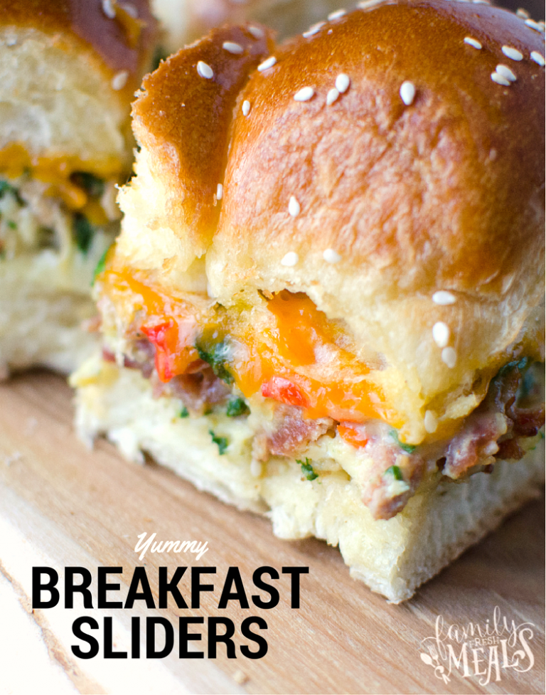 Breakfast Sliders familyfreshmeals.com