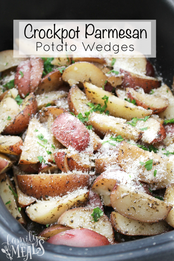 Crockpot Parmesan Potato Wedges - recipe