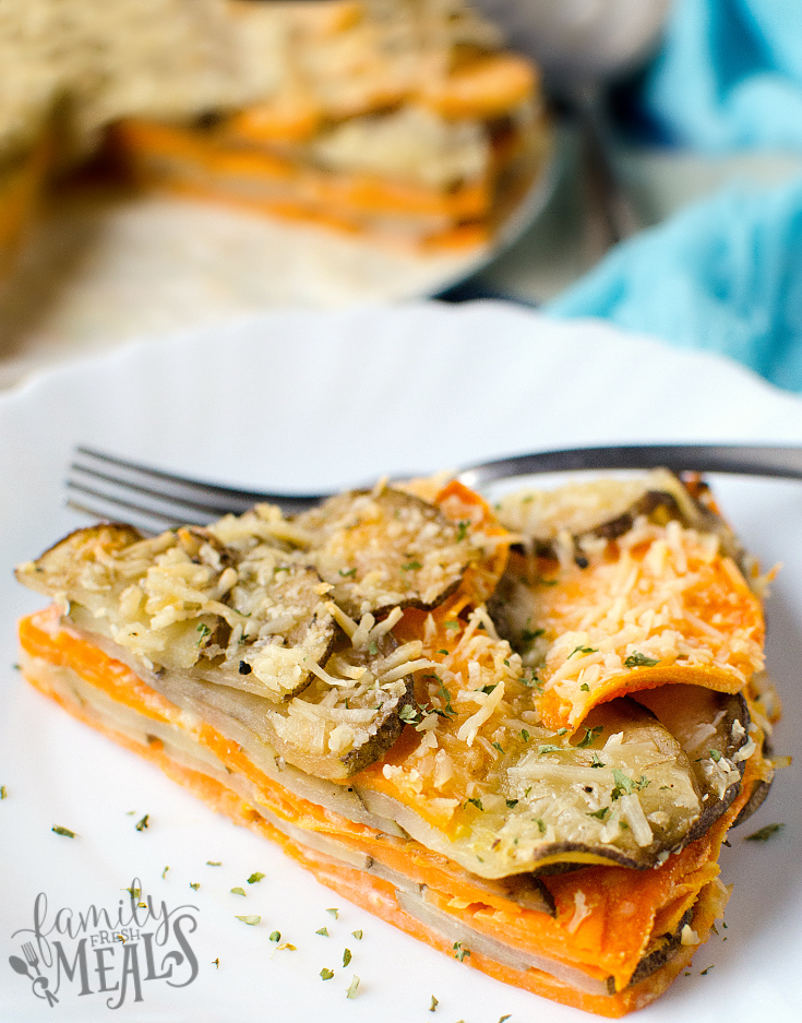 Two Potato Parmesan Bake