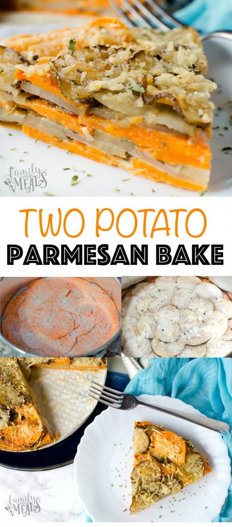 Two Potato Parmesan Bake - FamilyFreshMeals.com