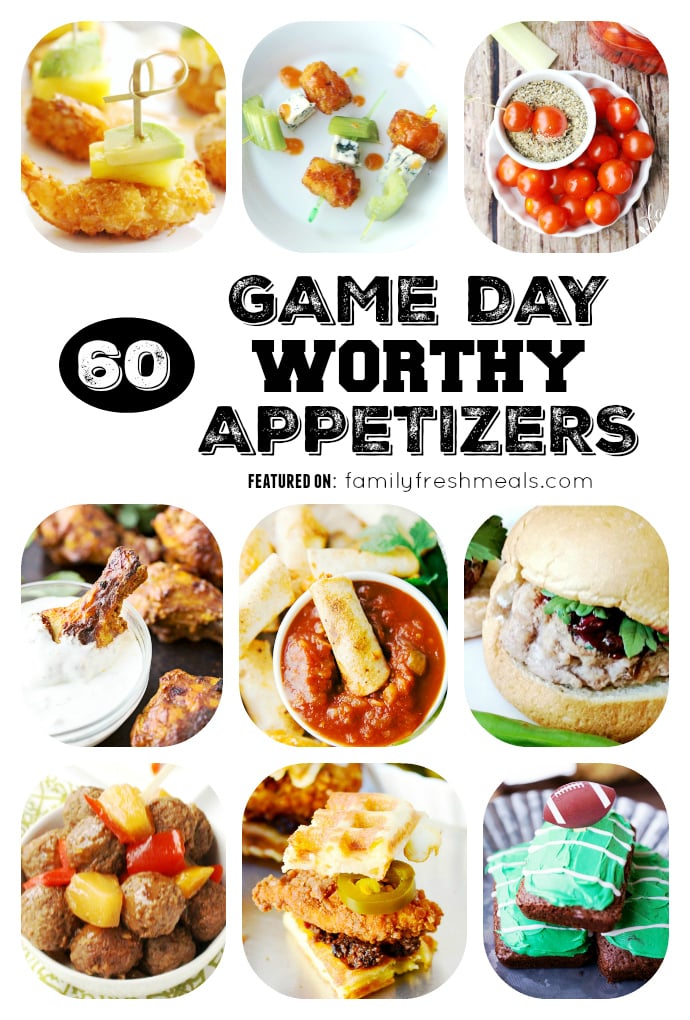 60 Game Day Super Bowl Appetizers