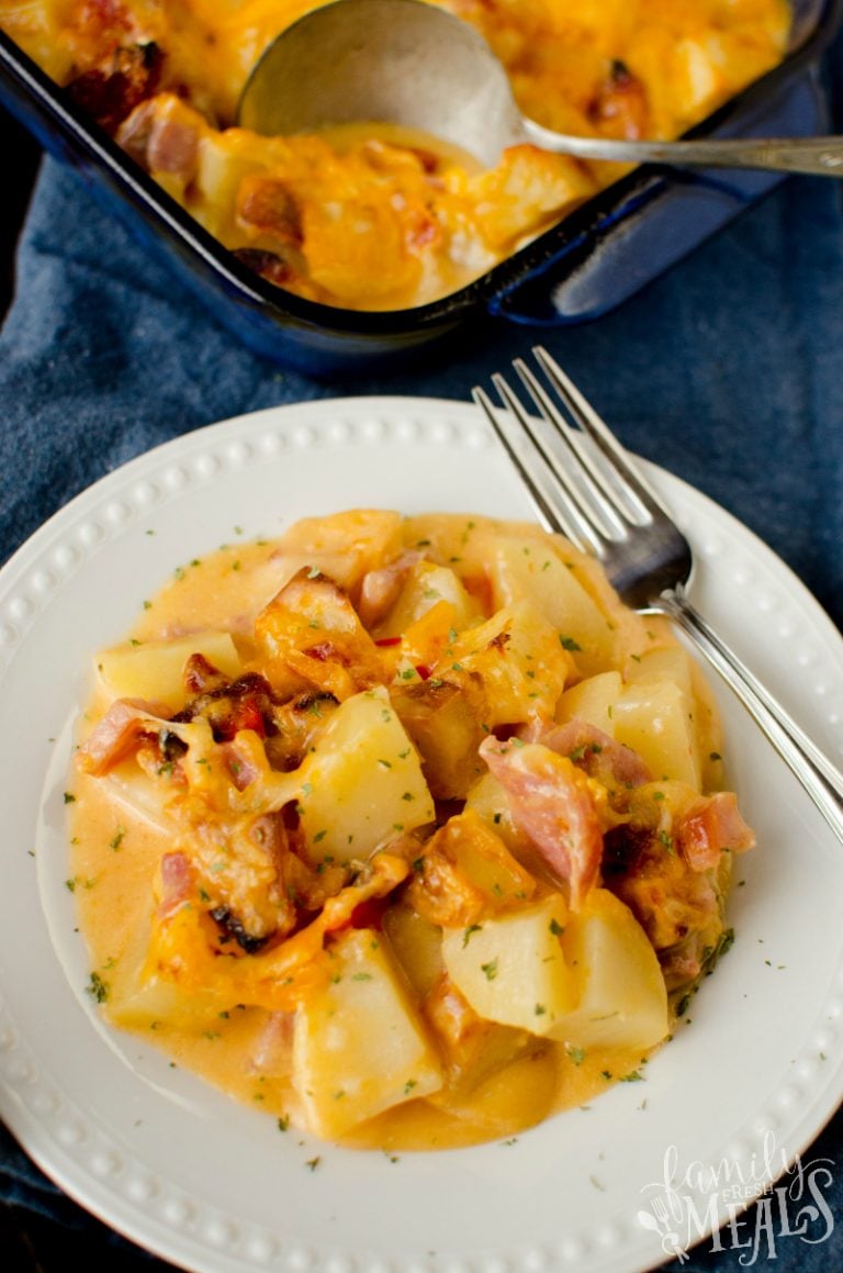 Cheesy Ham and Potato Casserole Family Fresh Meals