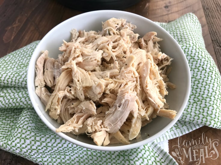 Flavorful Instant Pot Shredded Chicken Breast - How to make shredded chicken in the Instant Pot