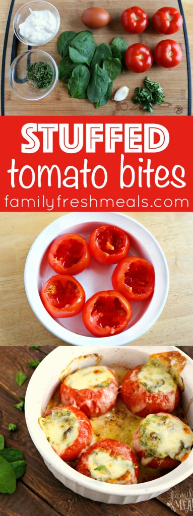 Stuffed Tomato Bites - Familyfreshmeals.com -
